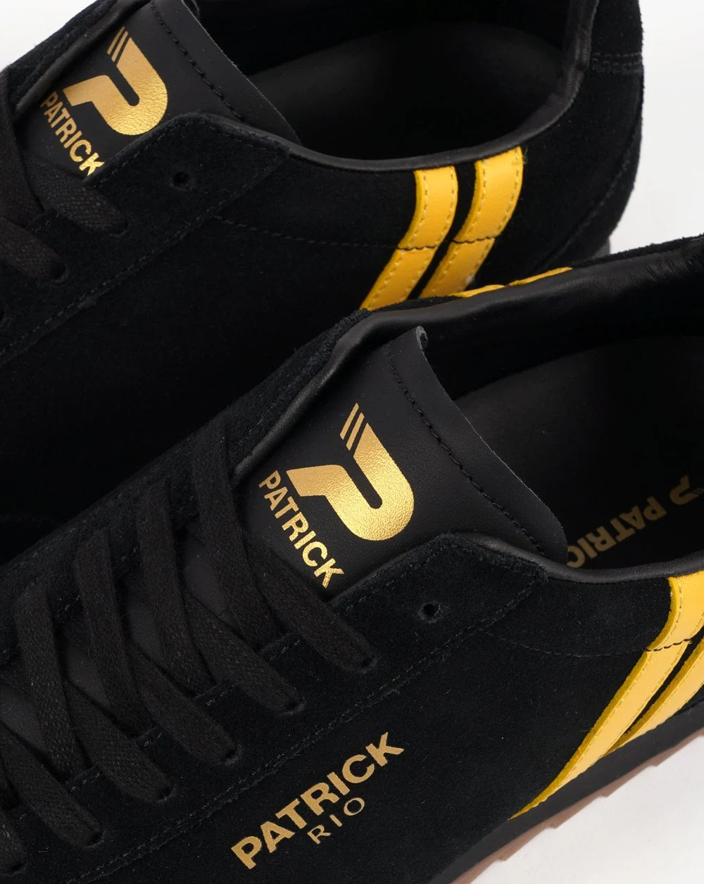 Patrick Rio Trainers Black/Yellow - Image 3