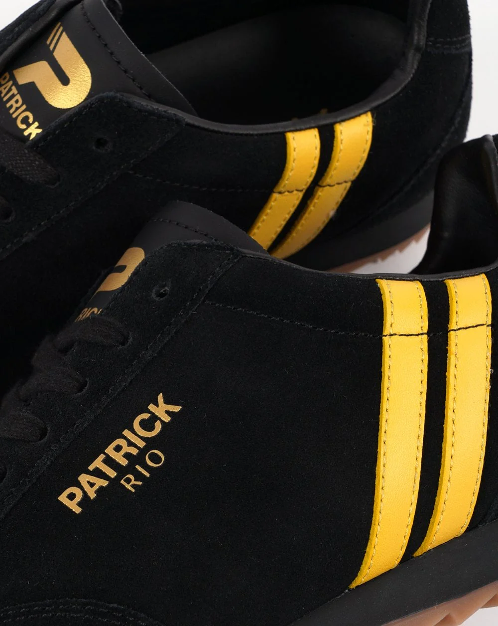 Patrick Rio Trainers Black/Yellow - Image 4
