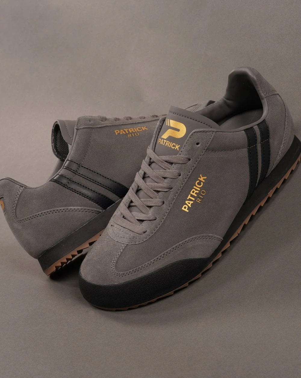 Patrick Rio Trainers Charcoal / Black - Image 3