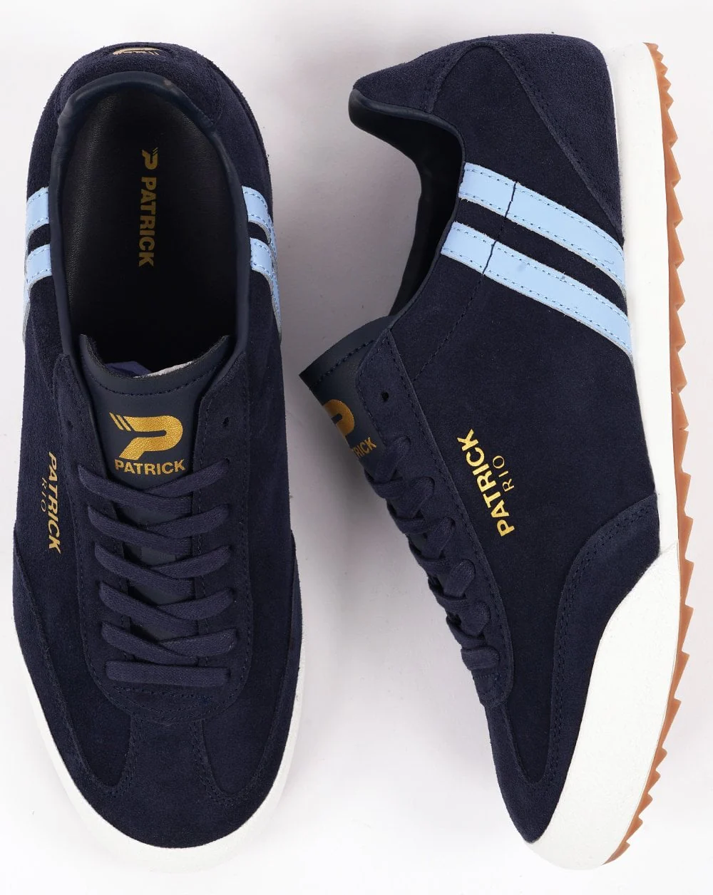 Patrick Rio Trainers Navy/Sky Blue - Image 4
