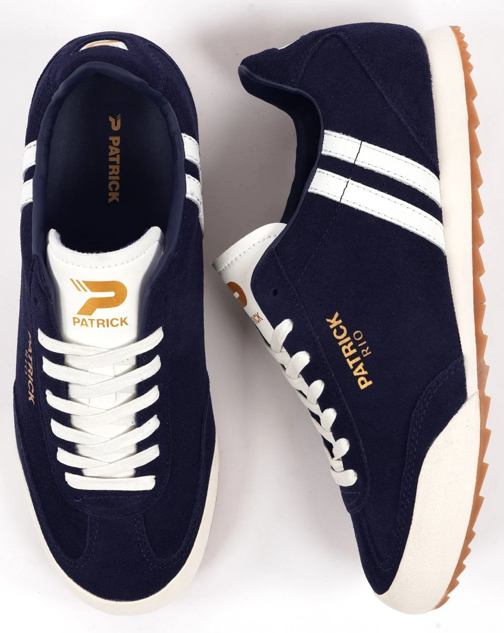 Patrick Rio Trainers Navy White - Image 2