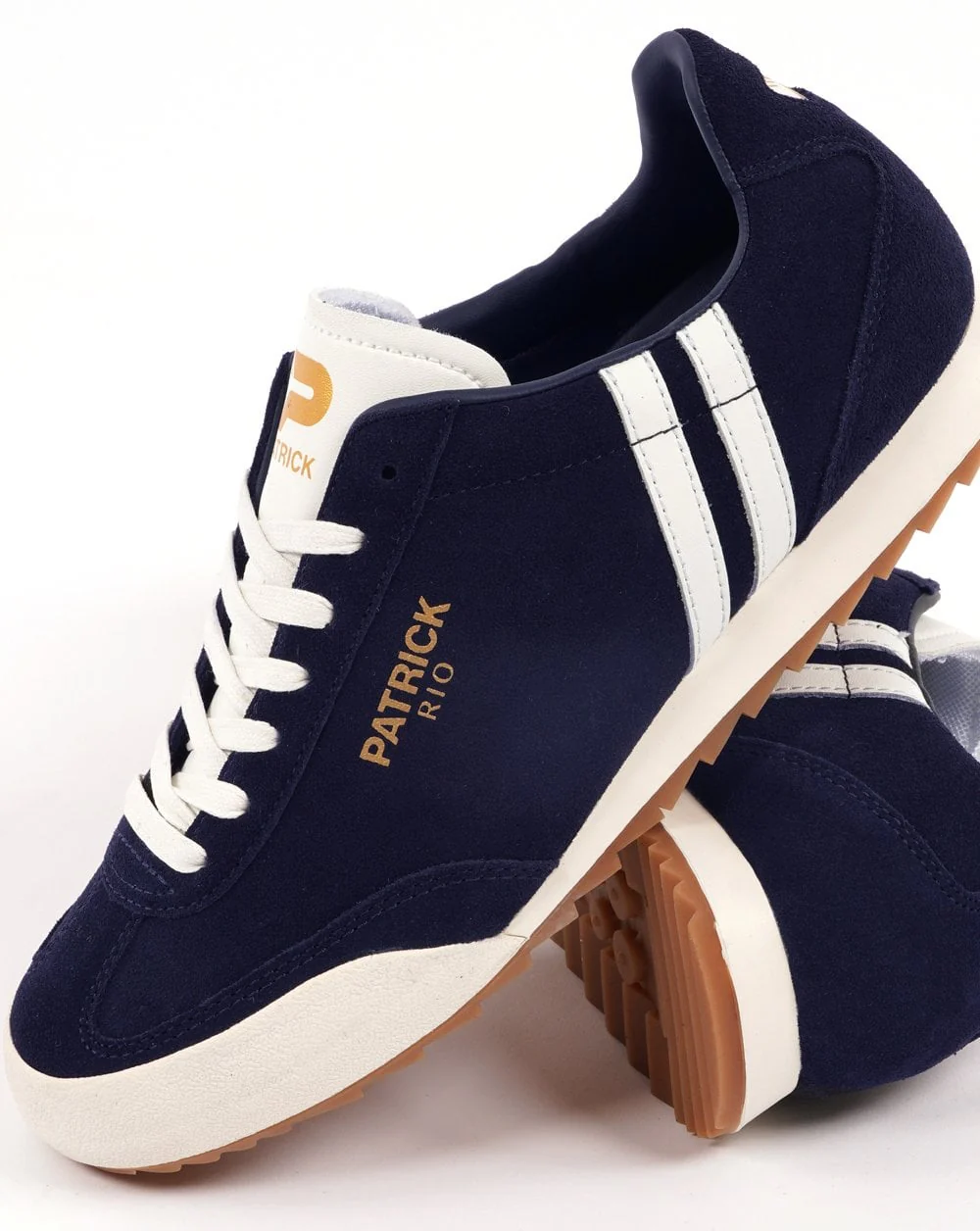Patrick Rio Trainers Navy White - Image 3