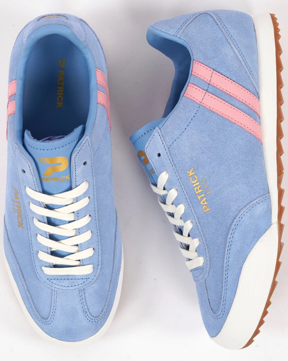 Patrick Rio Trainers Sky Blue/Pink - Image 4