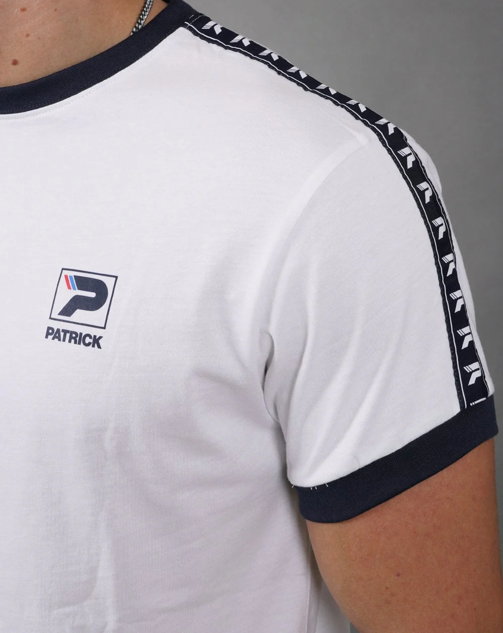Patrick Taped Sleeve T-shirt White