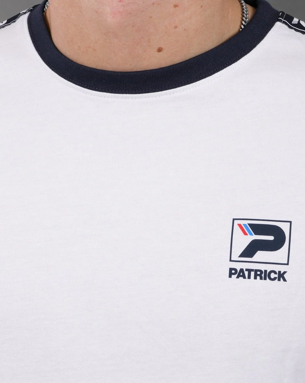 Patrick Taped Sleeve T-shirt White - Image 3