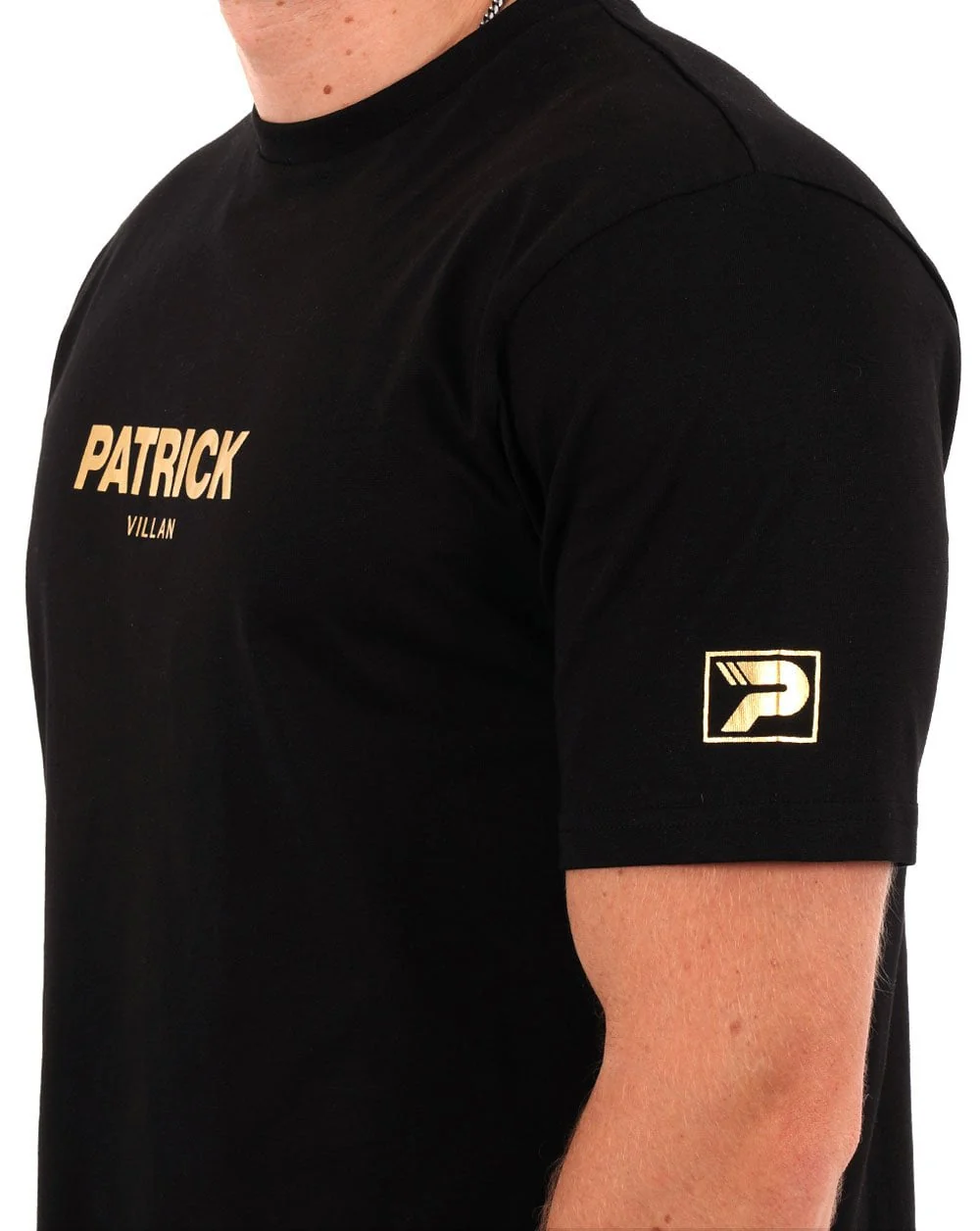 Patrick Villan T Shirt Black/Gold - Image 2