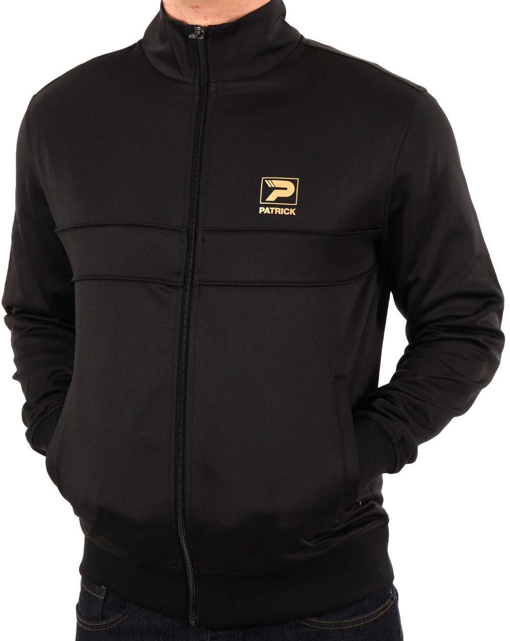 Patrick Villan Track Top Black/Gold - Image 2