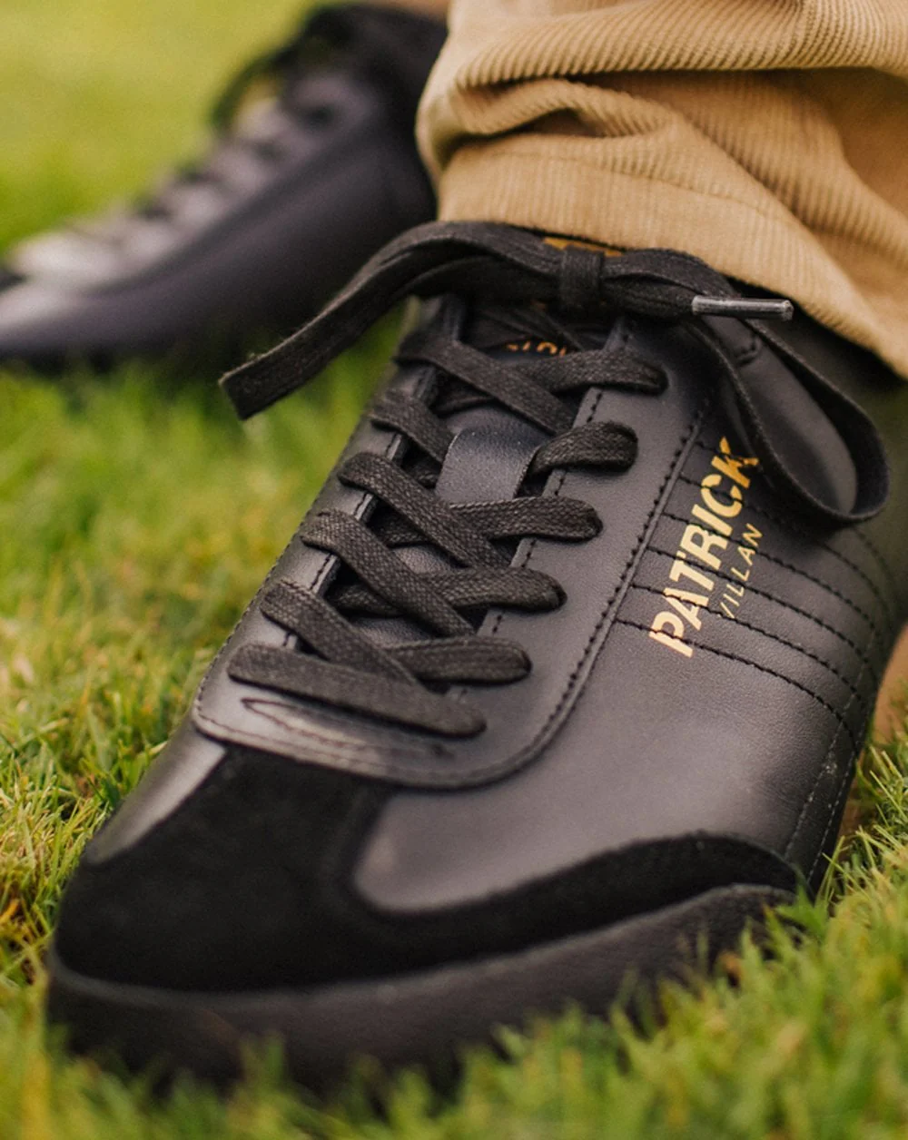 Patrick Villan Trainer Black - Gold - Image 5