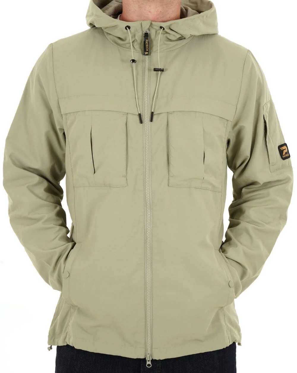 Patrick William Hooded Jacket Khaki - Image 3