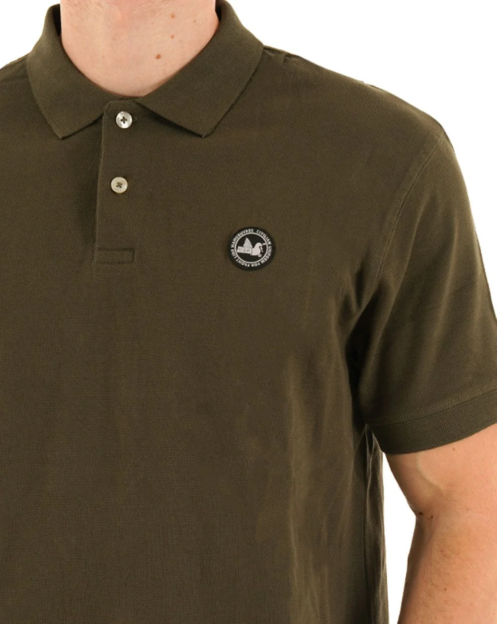 Peaceful Hooligan Cash Polo Olive - Image 2