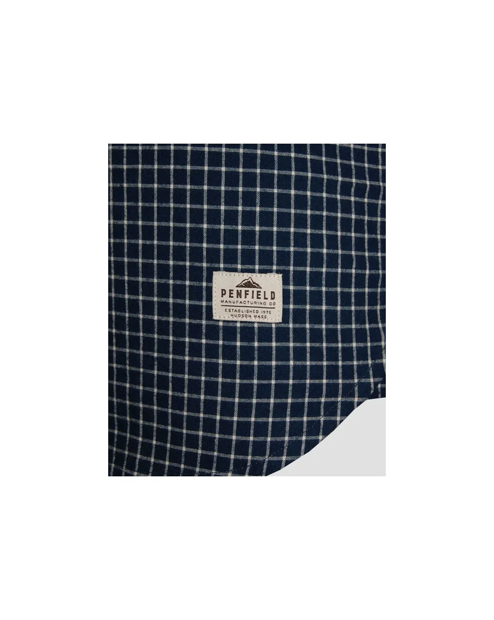 Penfield Higbee Check Shirt Navy - Image 2