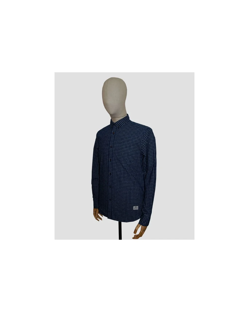 Penfield Higbee Check Shirt Navy - Image 4