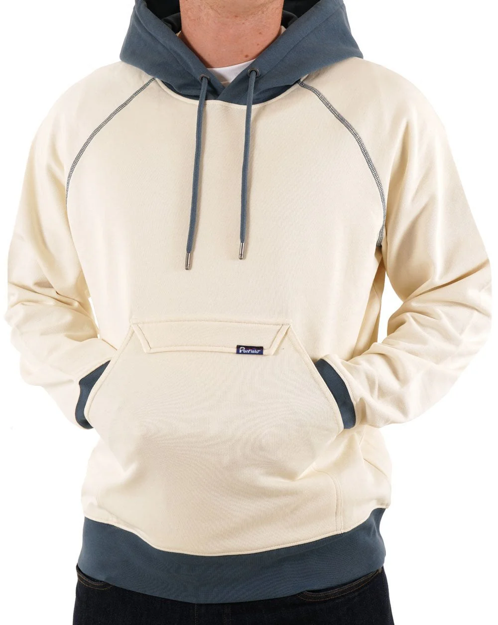 Penfield Pac Jac Sweat Hoodie Off White - Image 3