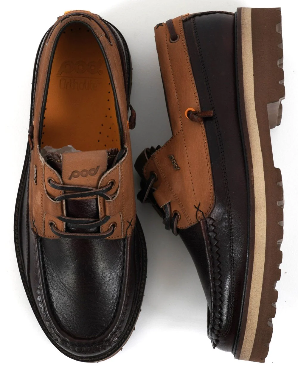 Pod Bellamy Shoe Brown/Tan - Image 3