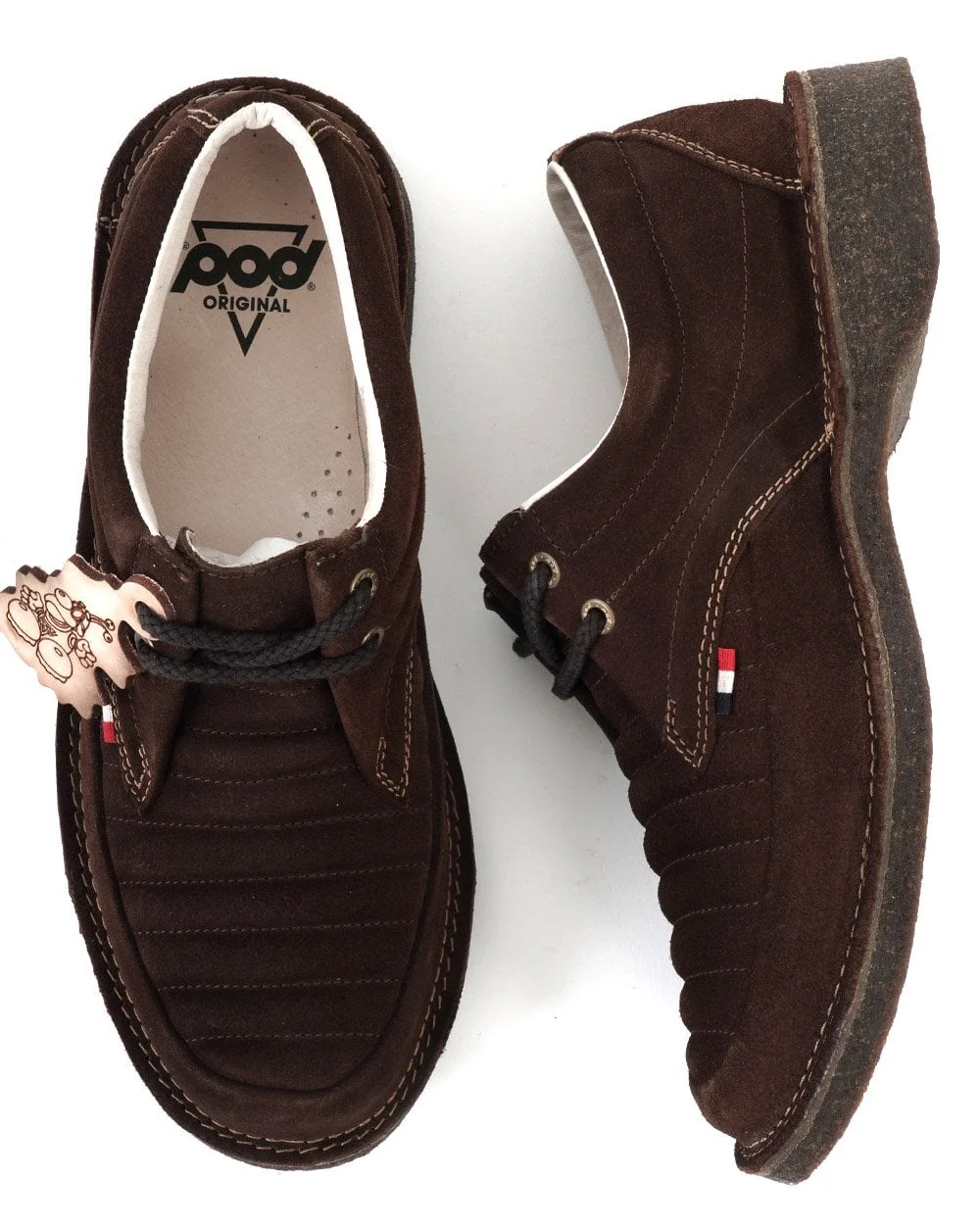 Pod Jagger Suede Shoe Chocolate - Image 2