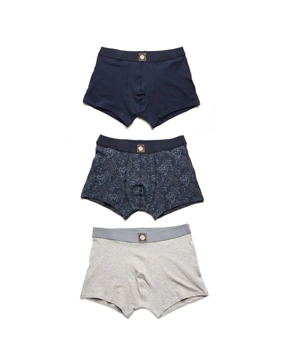 Pretty Green 3 Pack Boxer Shorts Gift Box Navy - Image 2