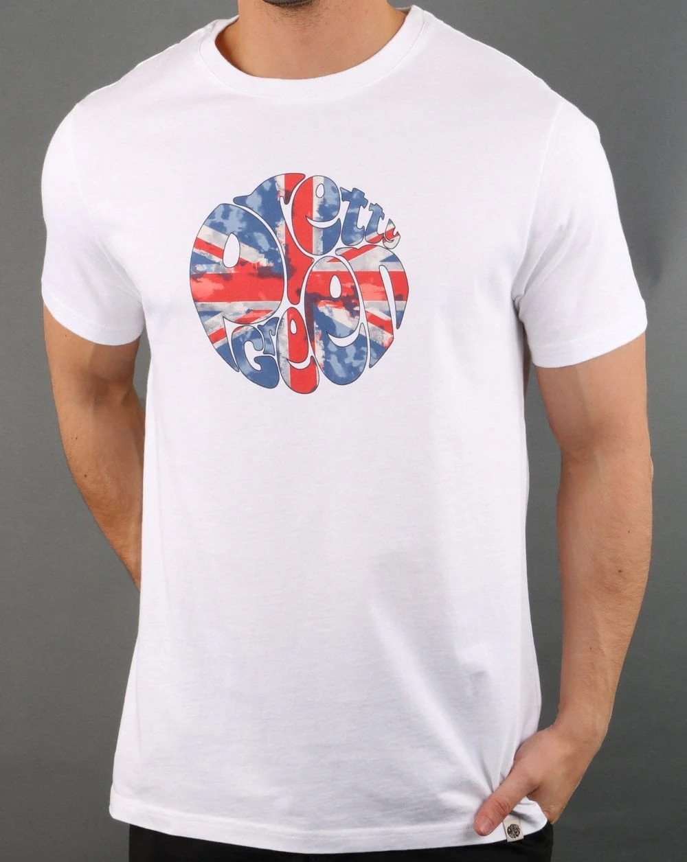 Pretty Green 80s Casuals Uj T-shirt White - Image 2