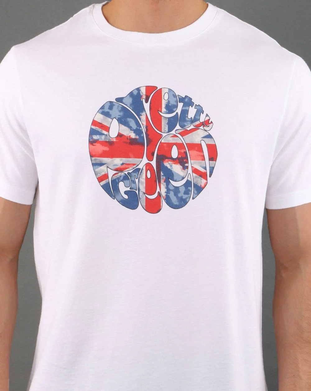 Pretty Green 80s Casuals Uj T-shirt White - Image 3