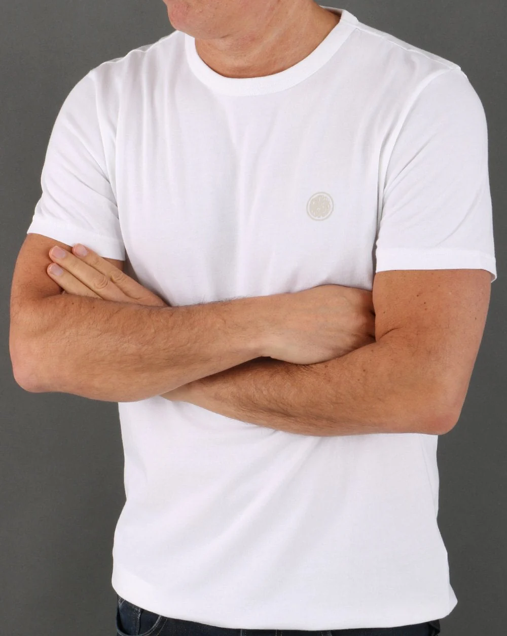 Pretty Green Altair Organic T-shirt White - Image 3