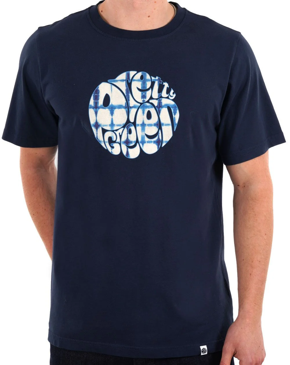 Pretty Green Anaheim Tie Dye Logo T Shirt Blue