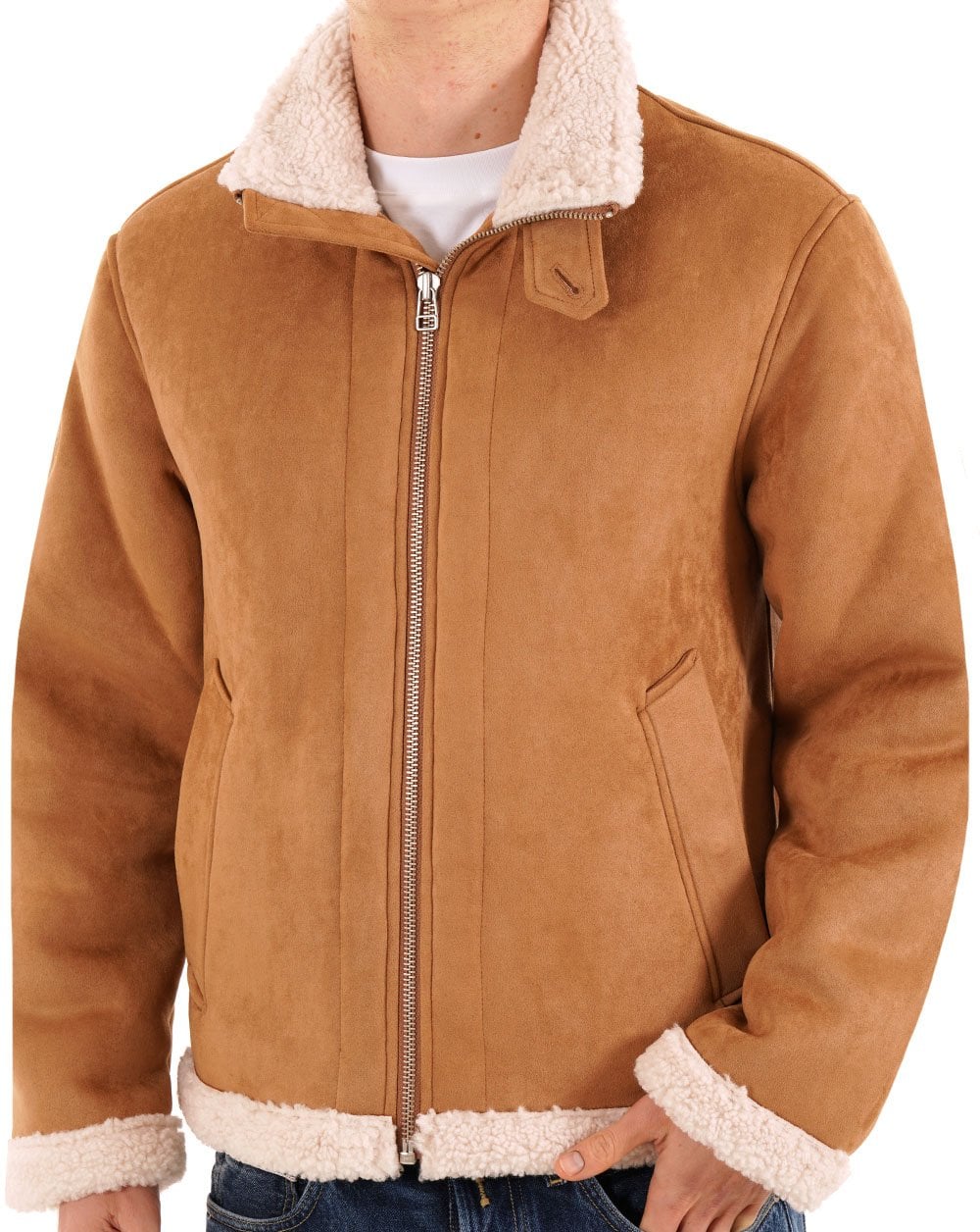 Pretty Green Ashcroft Flight Jacket Taupe - Image 4