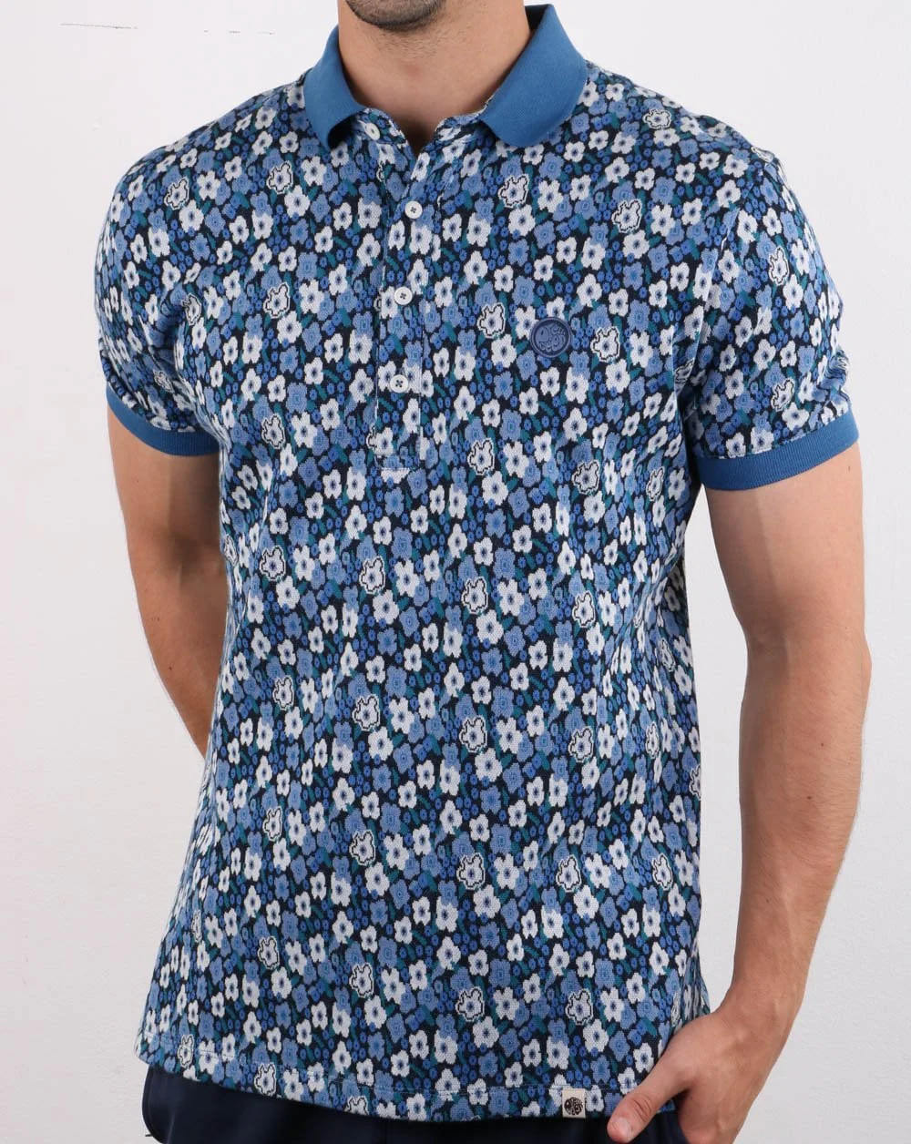 Pretty Green Barley Polo Blue - Image 2