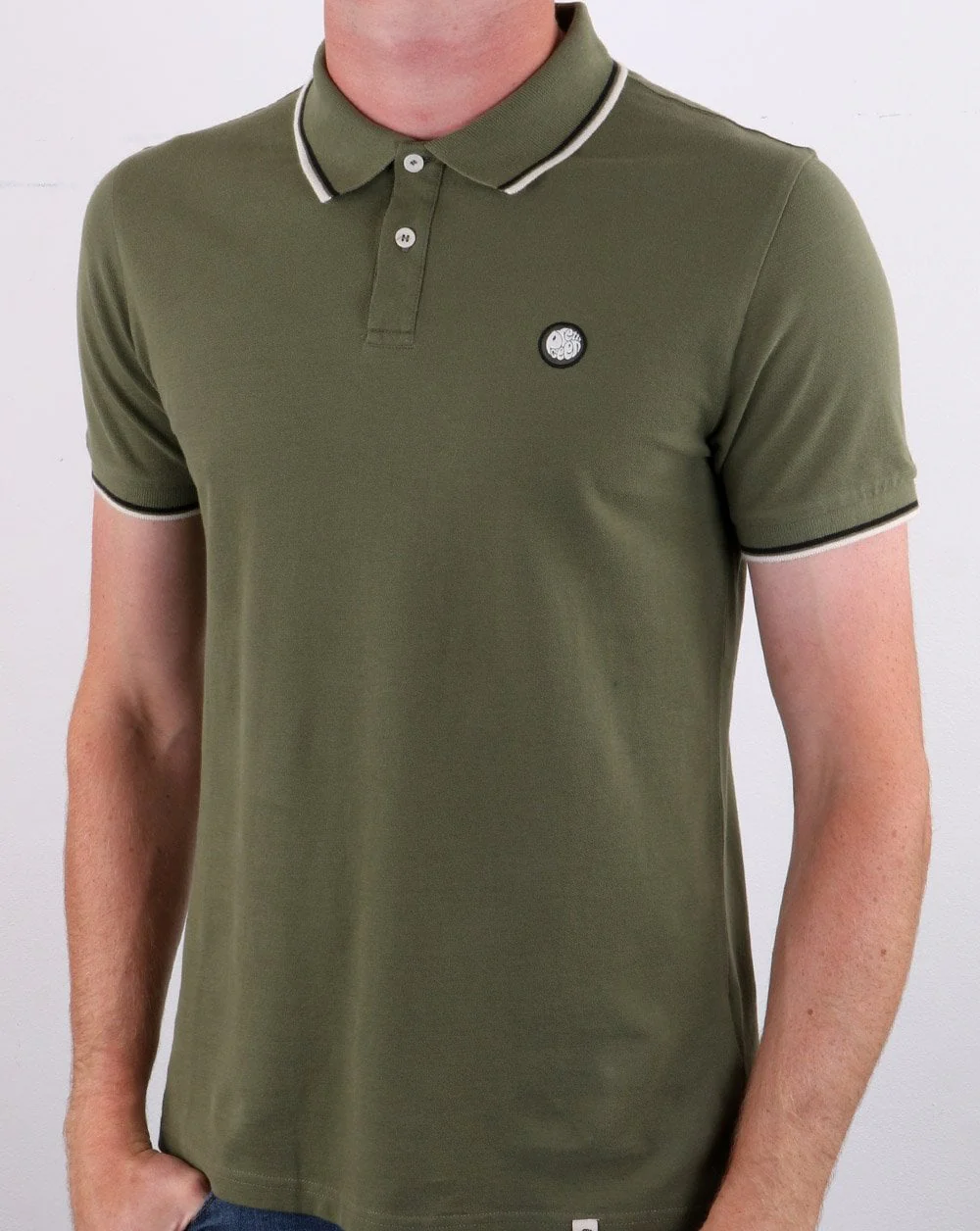 Pretty Green Barton Polo Shirt Khaki