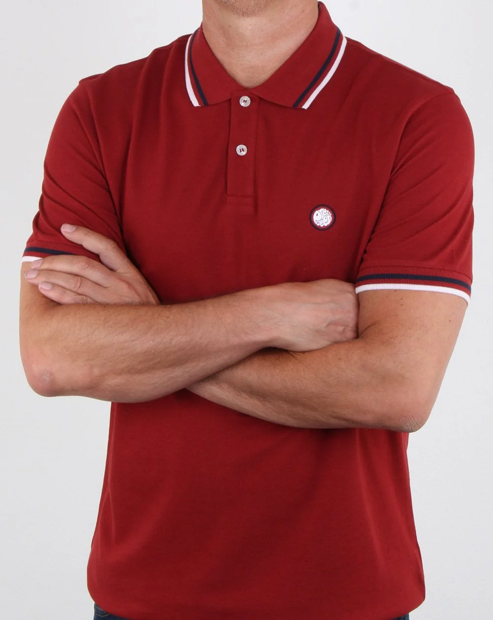 Pretty Green Barton Polo Shirt Red - Image 3