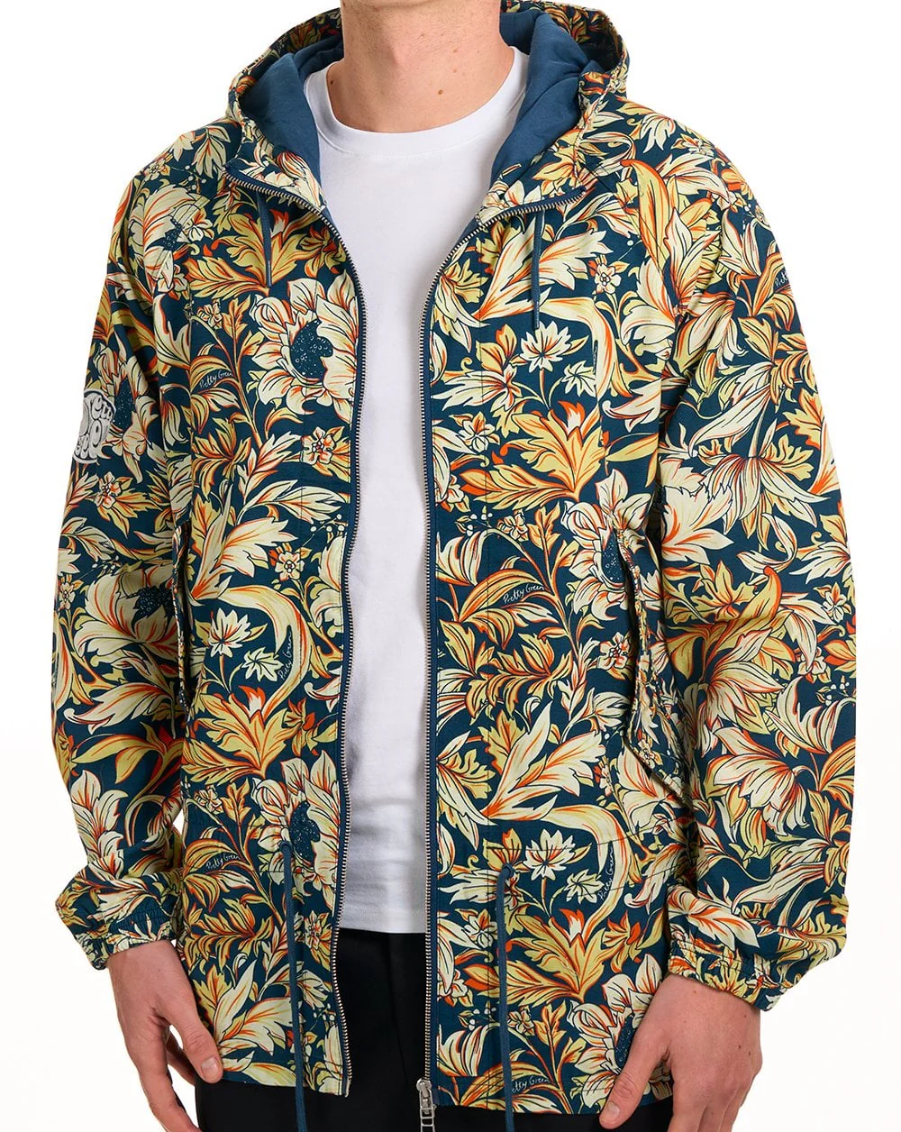 Pretty Green Bostall Printed Jacket Navy - Image 4