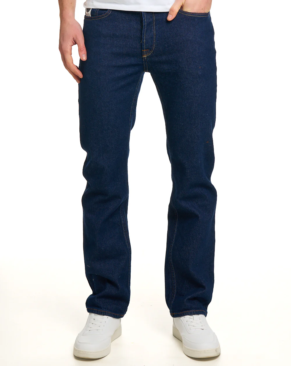 Pretty Green Burnage Regular Fit Jeans Rinse Wash - Image 5