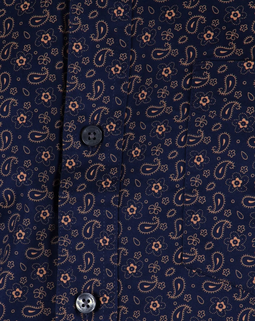 Pretty Green Byland Shirt Navy - Image 3