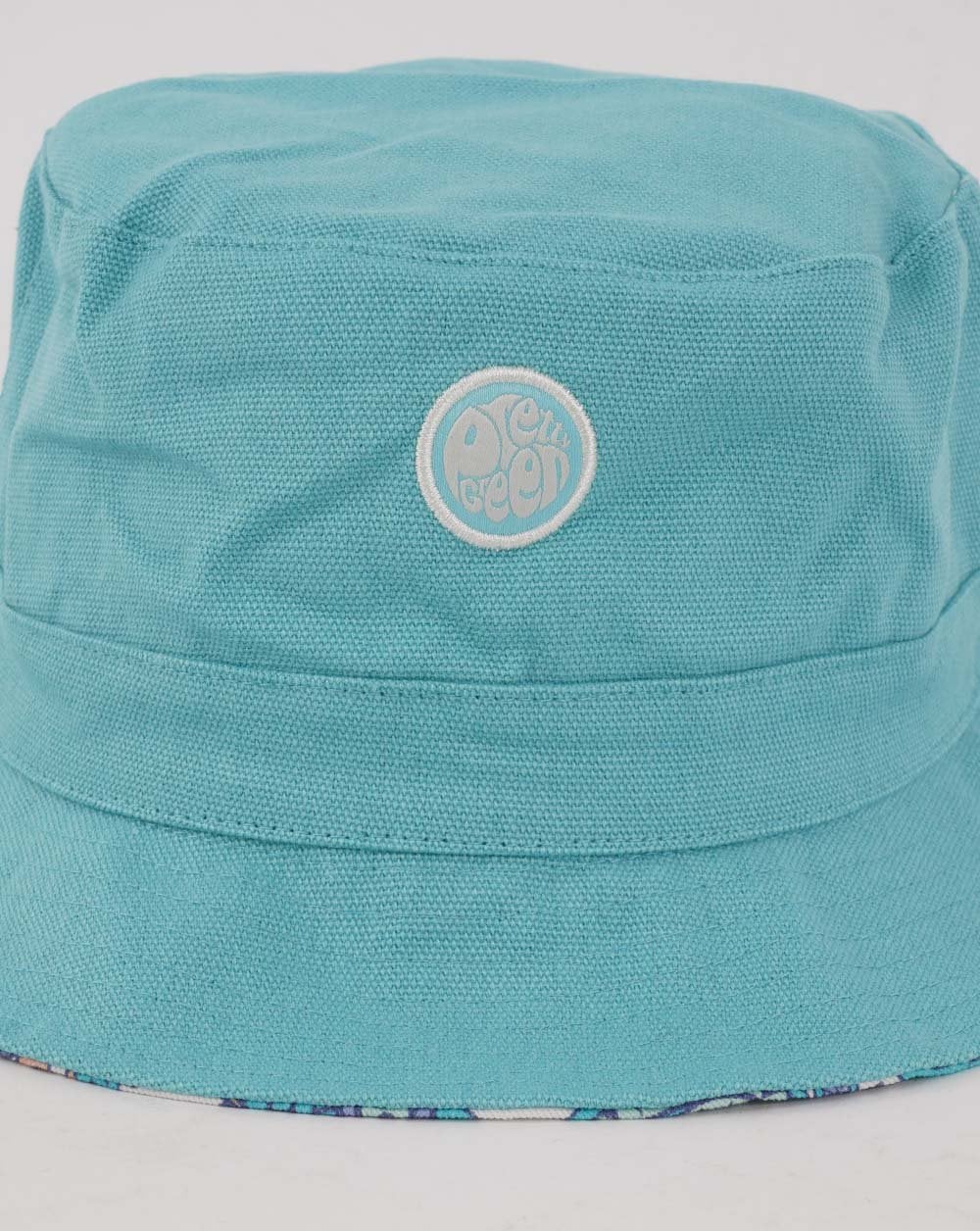 Pretty Green Campbell Reversible Cricket Hat Paisley Teal - Image 4