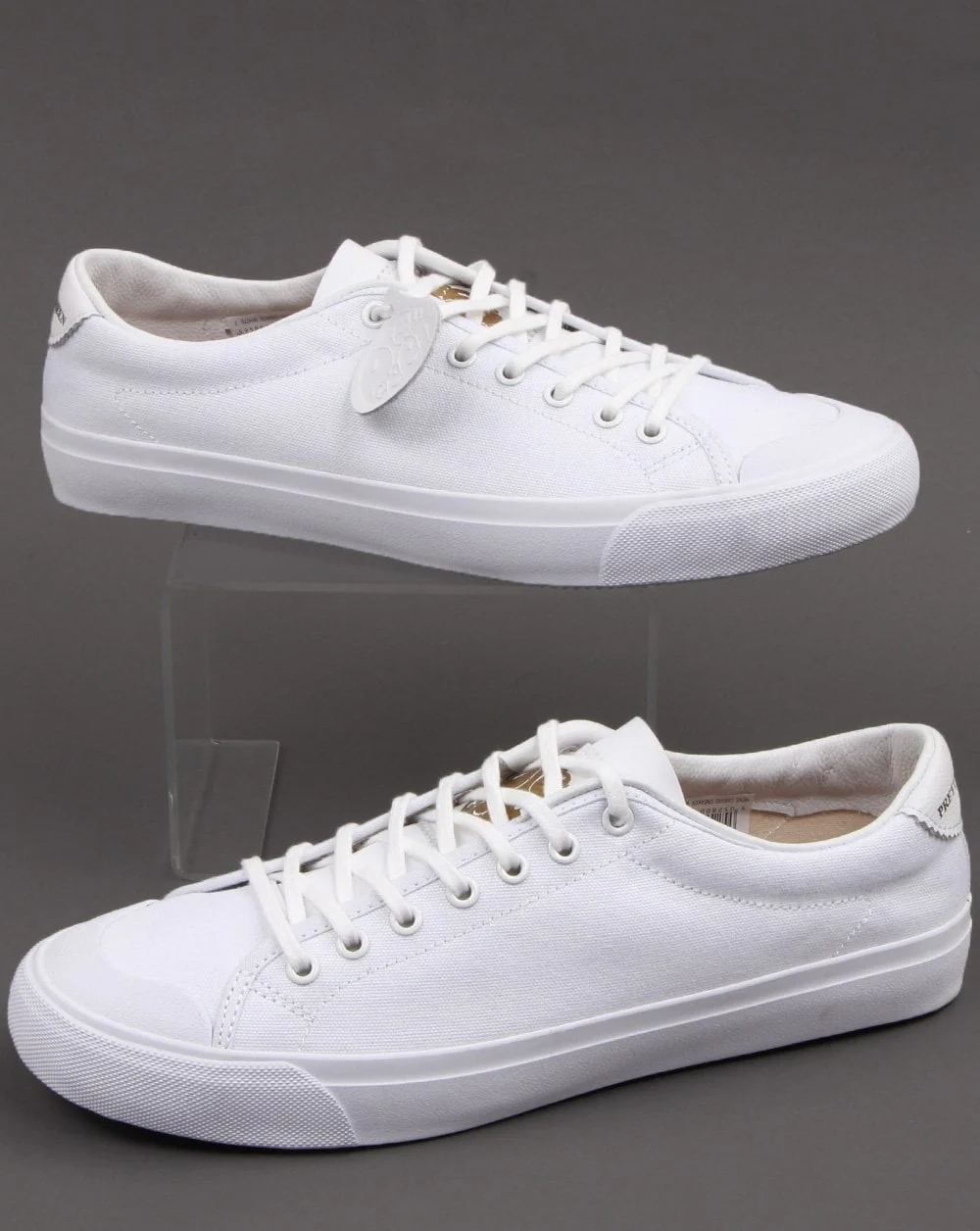 Pretty Green Canvas Trainer White