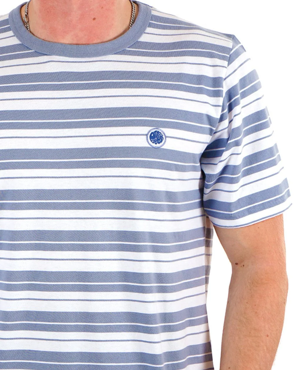 Pretty Green Capella Stripe T-shirt Blue - Image 2