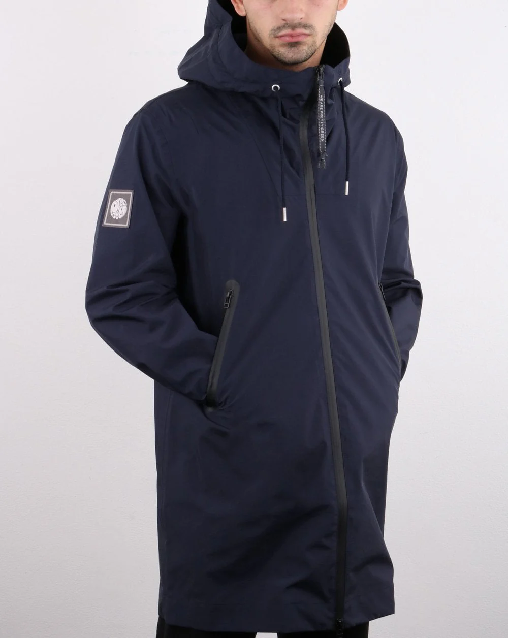 Pretty Green Cardiff Parka Navy