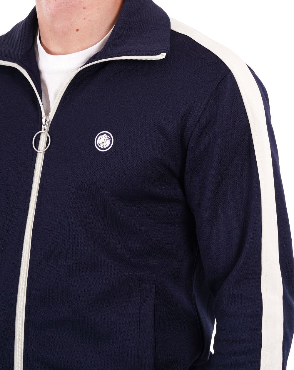 Pretty Green Carter Track Top Navy - Image 2