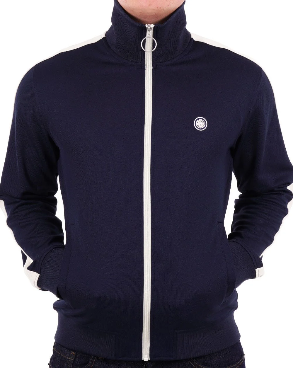 Pretty Green Carter Track Top Navy - Image 3