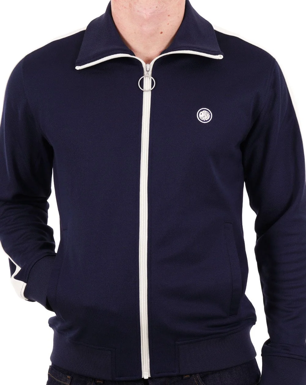 Pretty Green Carter Track Top Navy - Image 4