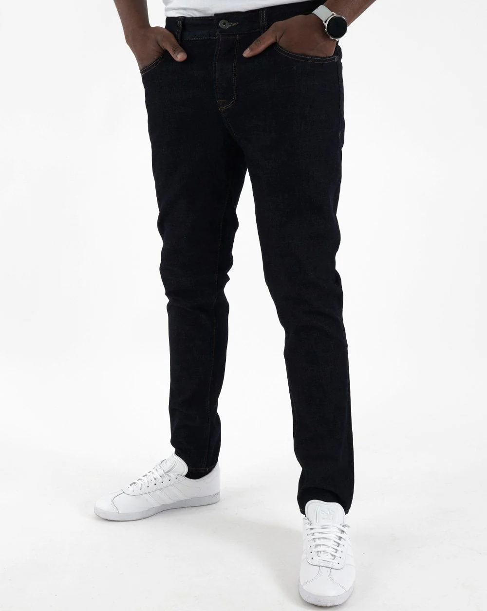 Pretty Green Castlefield slim Fit Jeans Rinse Wash