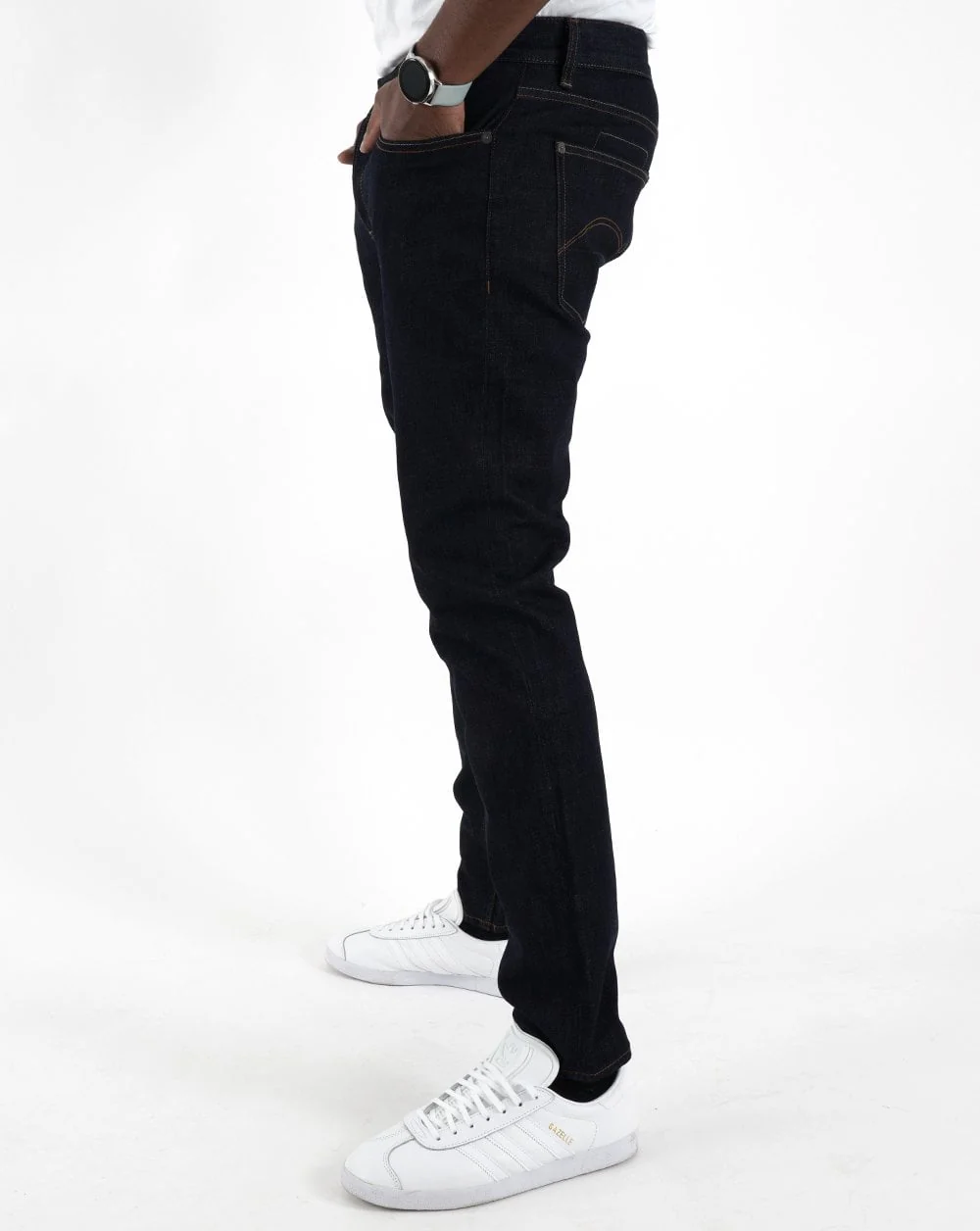 Pretty Green Castlefield slim Fit Jeans Rinse Wash - Image 3