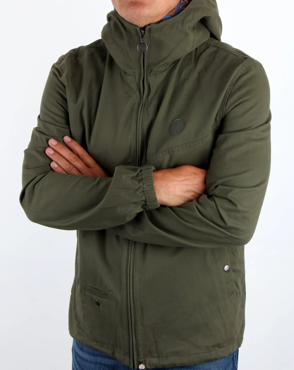 Pretty Green Classic Jacket Khaki - Image 2