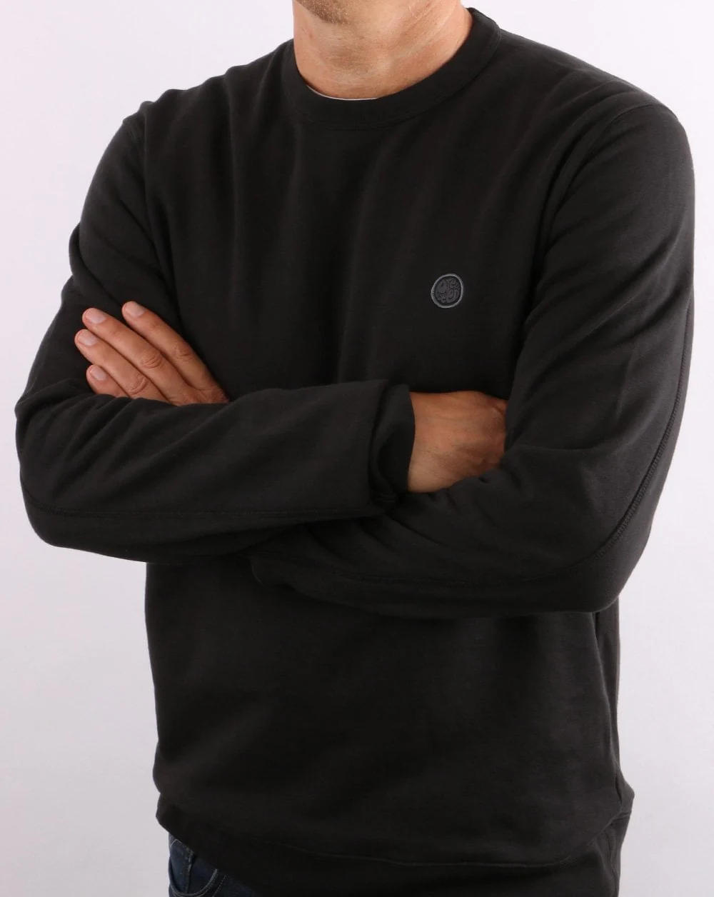 Pretty Green Clements Sweatshirt Black - Image 2