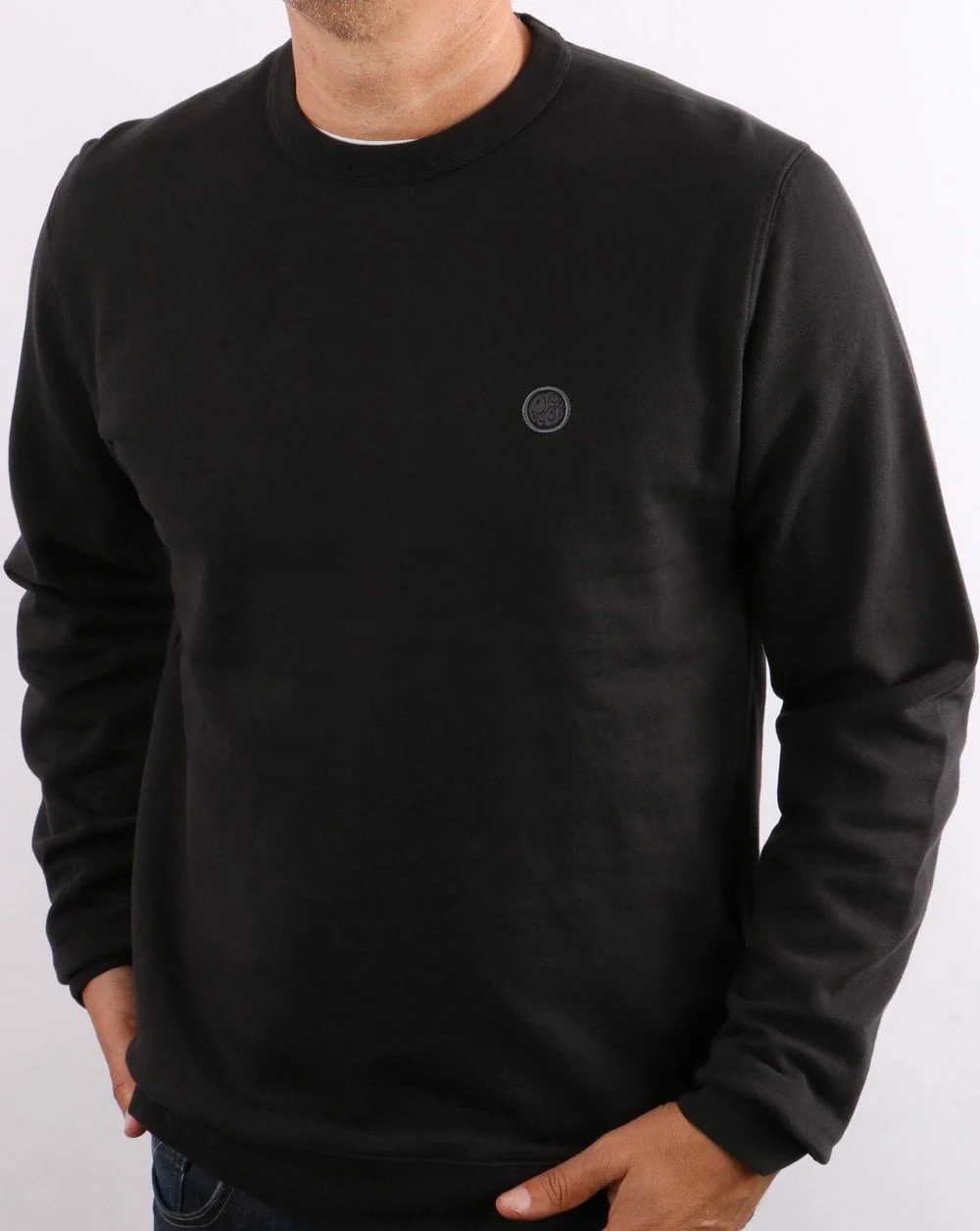 Pretty Green Clements Sweatshirt Black - Image 3
