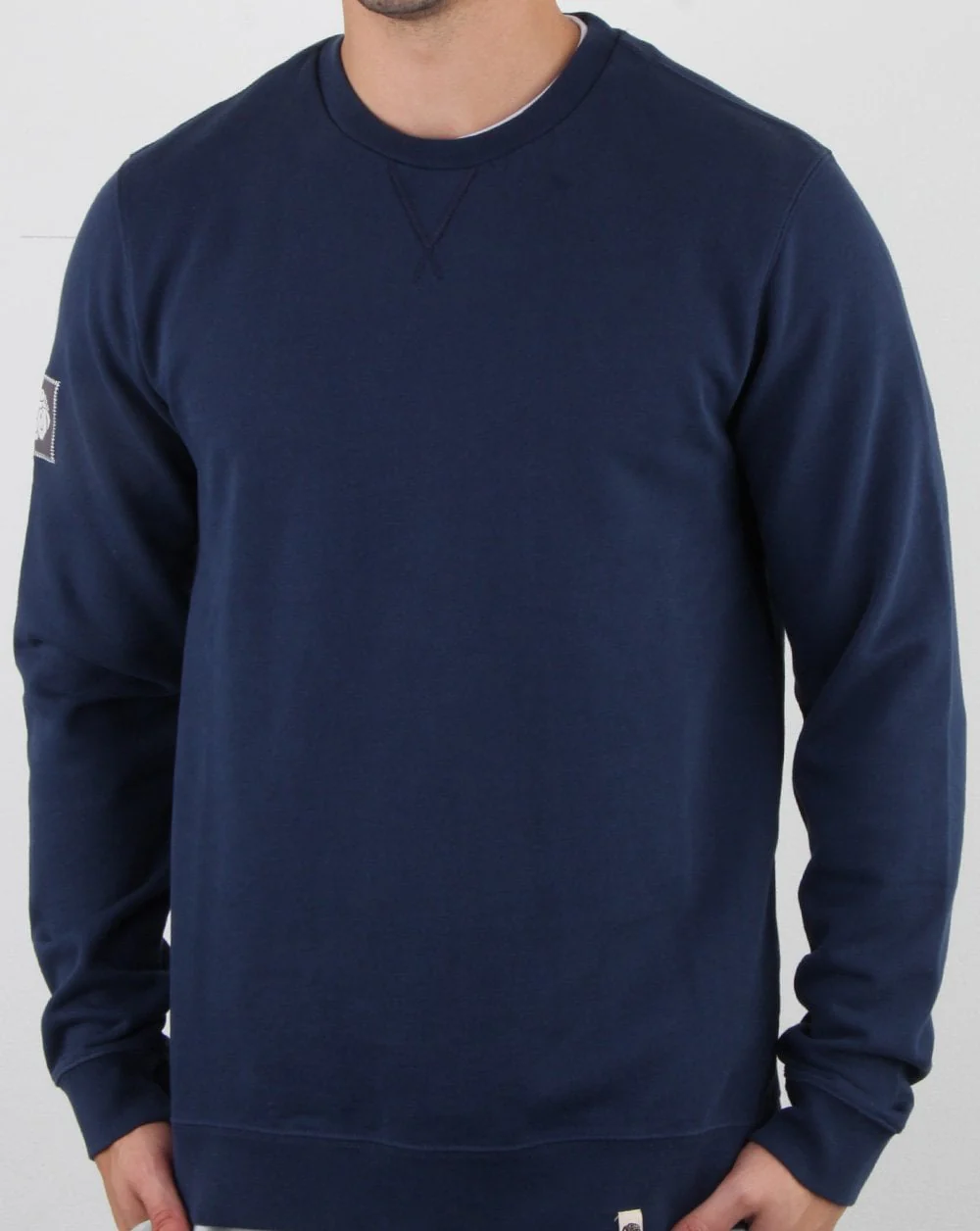 Pretty Green Clements Sweatshirt Navy - Image 2