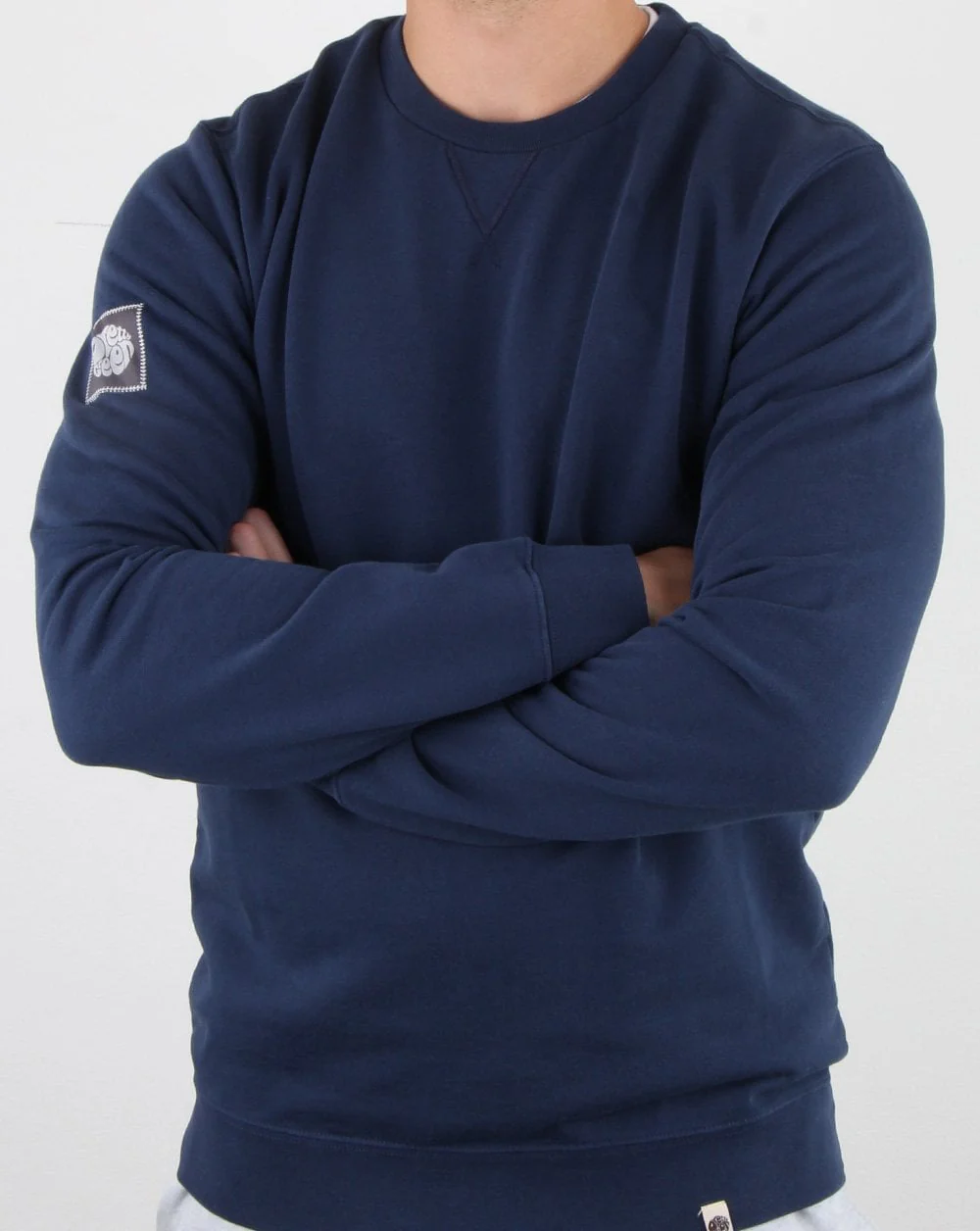 Pretty Green Clements Sweatshirt Navy - Image 4