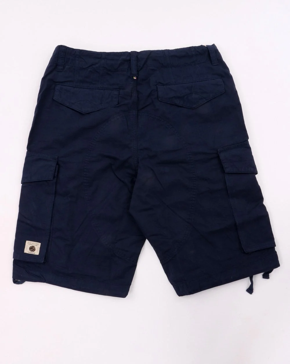 Pretty Green Connor Cargo Short Navy - Image 3