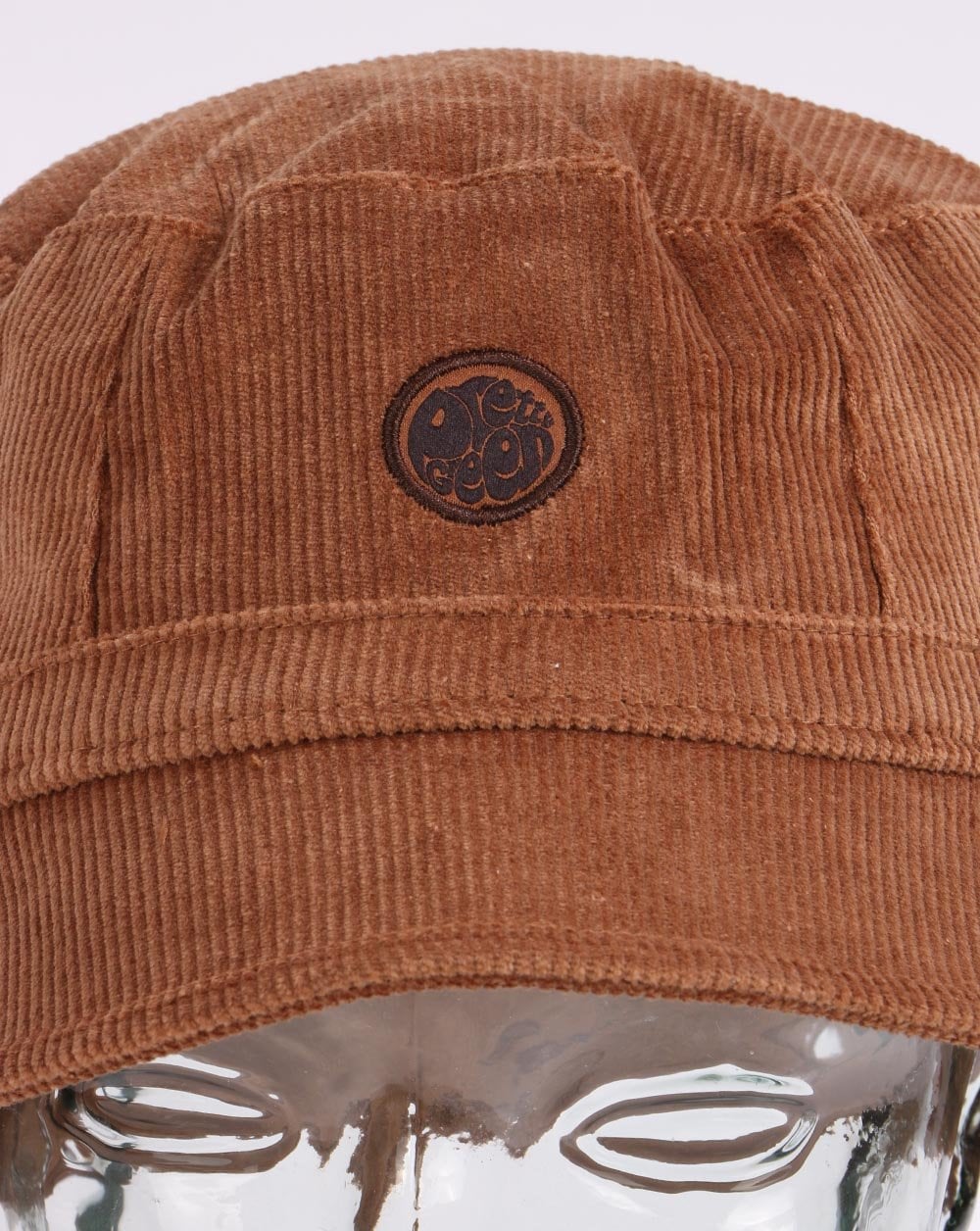 Pretty Green Cord Bucket Hat Tan - Image 3