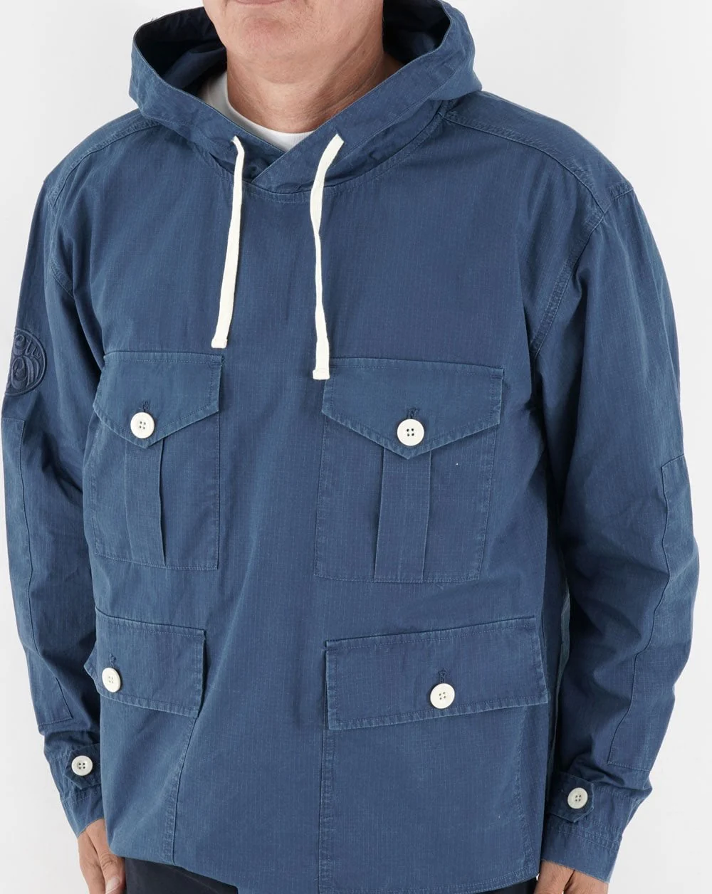 Pretty Green Creedence Smock Navy - Image 3