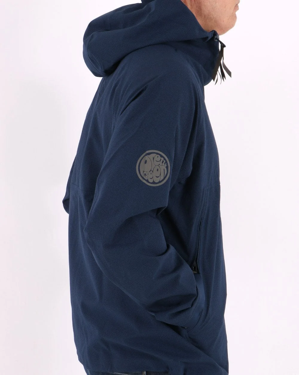 Pretty Green Cyclone Hooded Jacket Navy - Image 2
