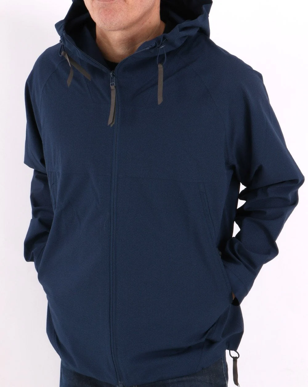 Pretty Green Cyclone Hooded Jacket Navy - Image 4
